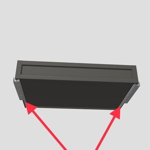 Ikea komplement 1 Pair Undermount SoftClose Drawer 130781 130782 Slide rails NEW